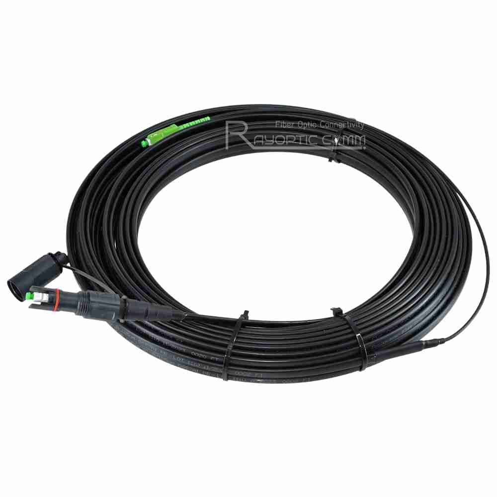 Cable Dieléctrico Plano de Caída de Fibra Endurecida SCAPC a SCAPC Patchcord