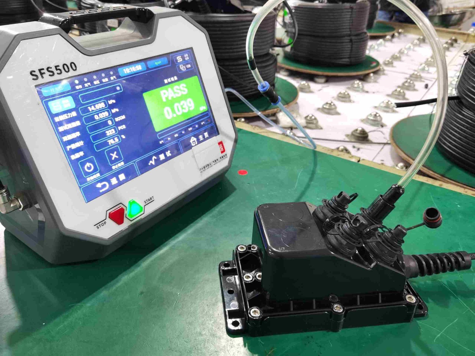 Multiport service terminals test
