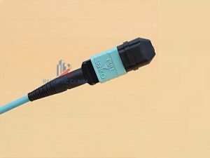 Cable de conexión MPO de 12 canales a LC doble Uniboot 40G OM3