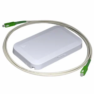 ingle port SC/APC fiber optic wall outlet for residential FTTH connection