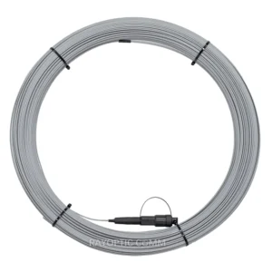 Reinforced Bayonet SC/APC FastConnect on GJYXCH 5×2 mm Fig8 Drop Cable