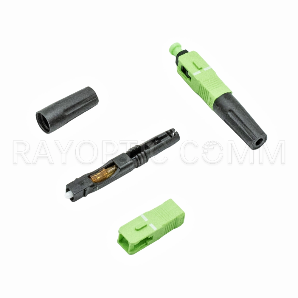 SC/APC Field Mount Fast Connector Tool-Free Installation Design