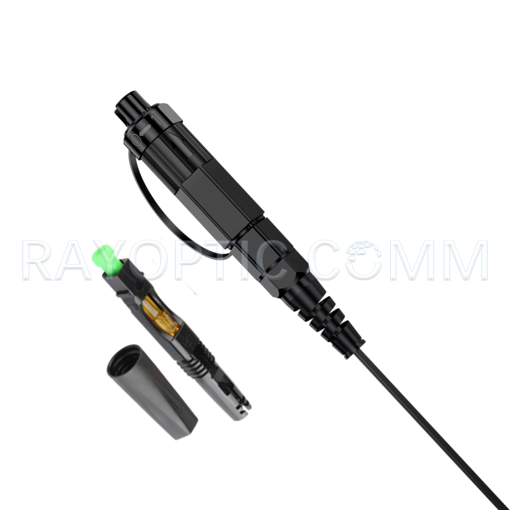 Field Assembly SC/APC Waterproof Connector Reinforced Bayonet Type Compatible with Huawei FastConnect