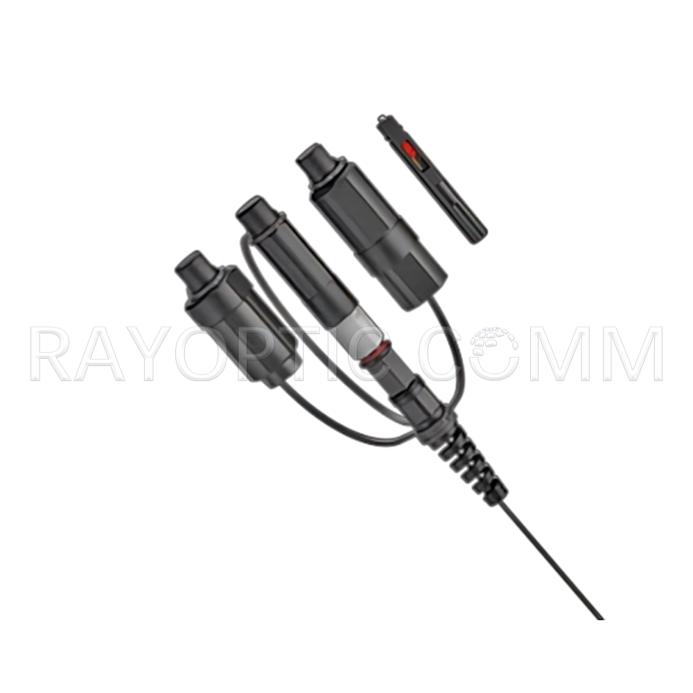 Waterproof 3-in-1 Field Assembly SC/APC Connector Slim OptiTap FastConnect