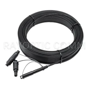 Cable drop preconectorizado slim con conector OptiTap y adaptador FastConnect