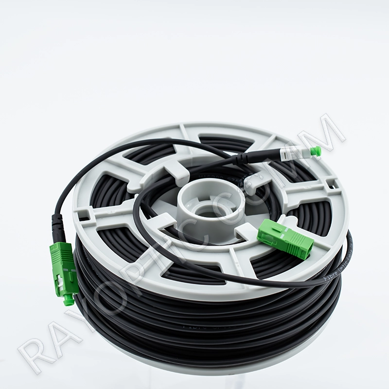 Factory-terminated SCAPC drop cable for Fiber NID
