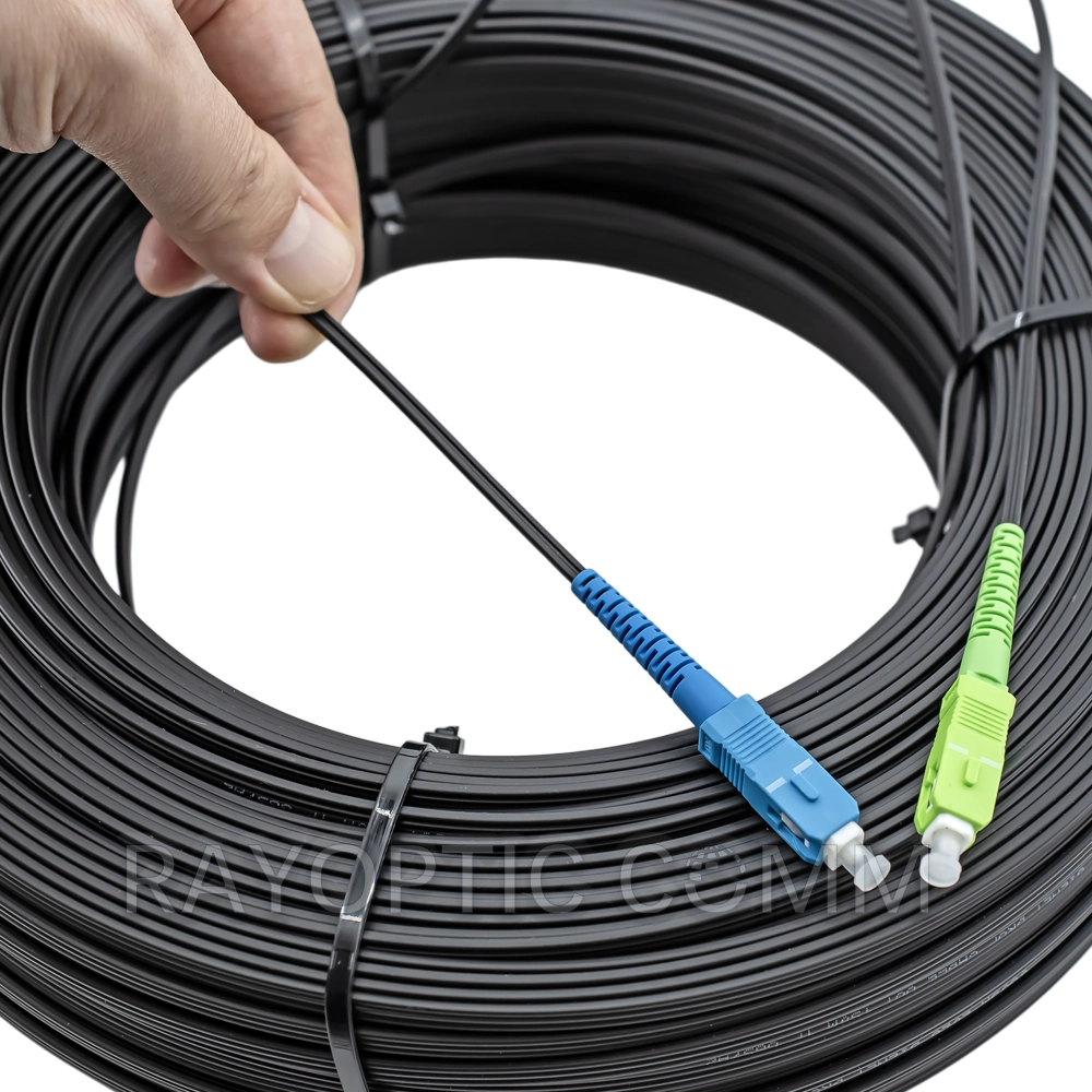 FTTH Pre-connectorized GJYXCH Drop Cable SC/APC to SC/UPC